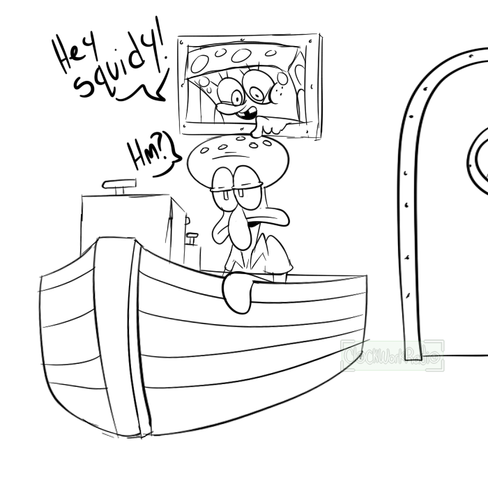 Little squidbob comic i made! Aa ♡♡♡ Chapter 1: Little squidbob comic i made! Aa ♡♡♡ | Comicdub