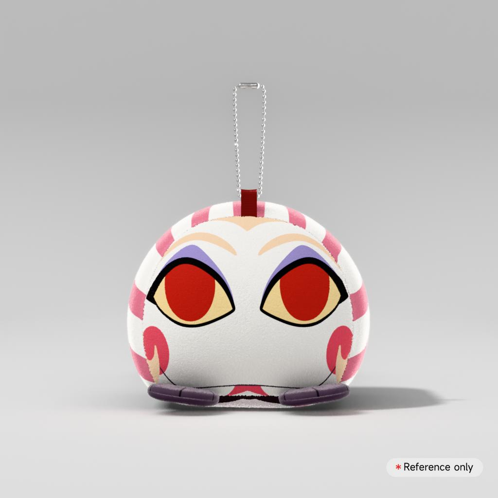 Alastor Mochikororin Plush Keychain by Lady Bug - ACGGOODS Chapter 2: Lucifer Mochikororin Plush Keychain | Comicdub