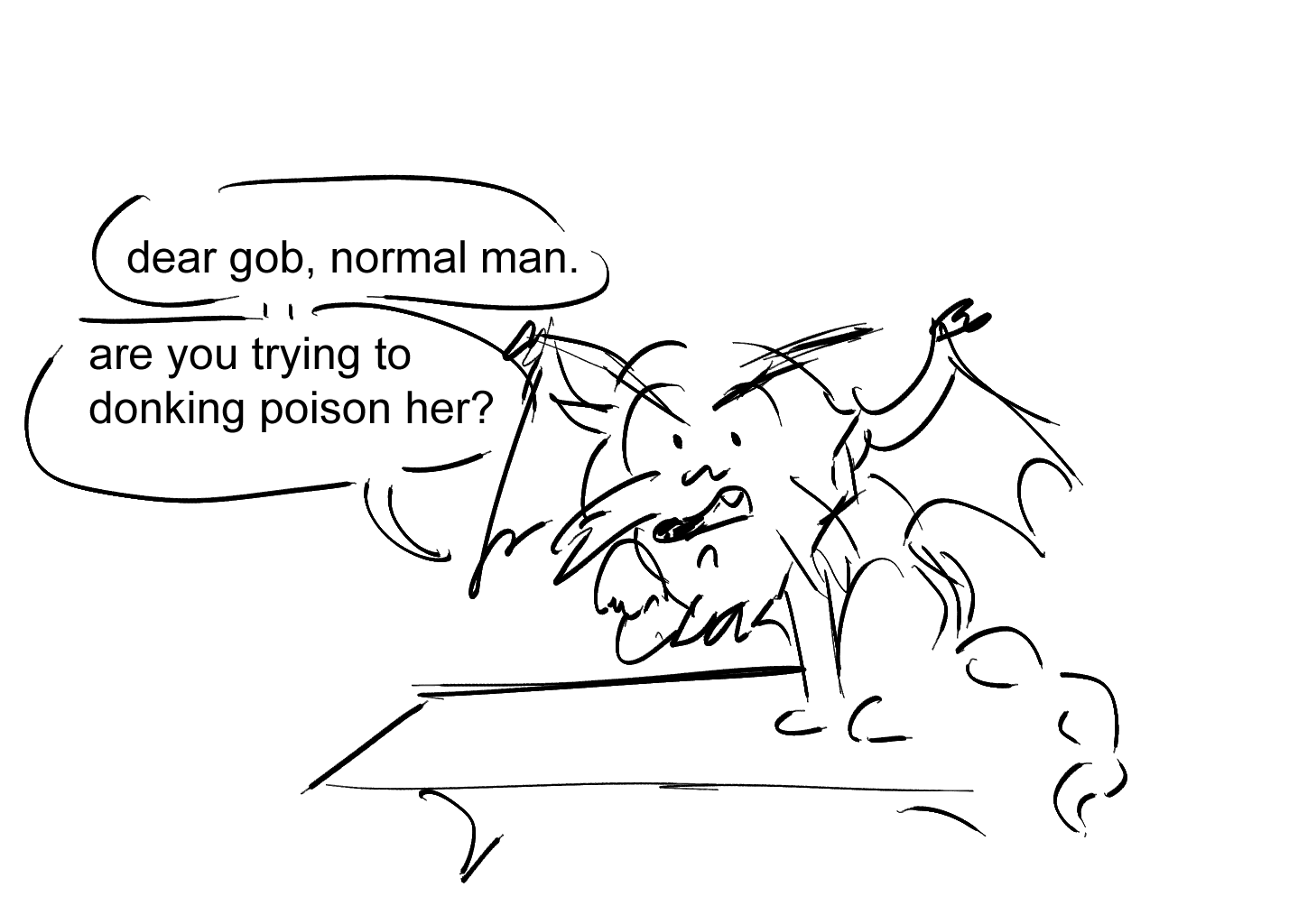 me n lobster-lover feel like maybe this shouldve been dropped sooner Chapter 2: found family except theyre two evil wizards and a weird cat | Comicdub