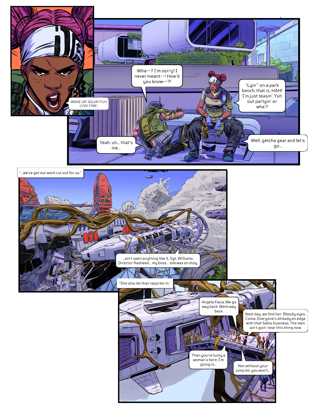 Apex Legends Legends Chapter 1: Chapter 1: Fallout | Comicdub