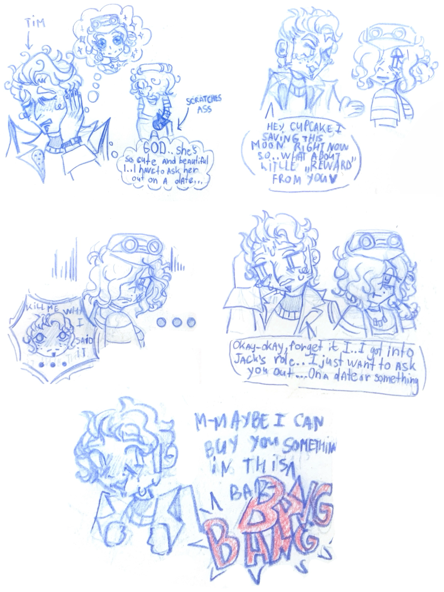 Small comics for my Role swap Au ( and wiskey au ) Chapter 1: Small comics for my Role swap Au ( and wiskey au ) | Comicdub