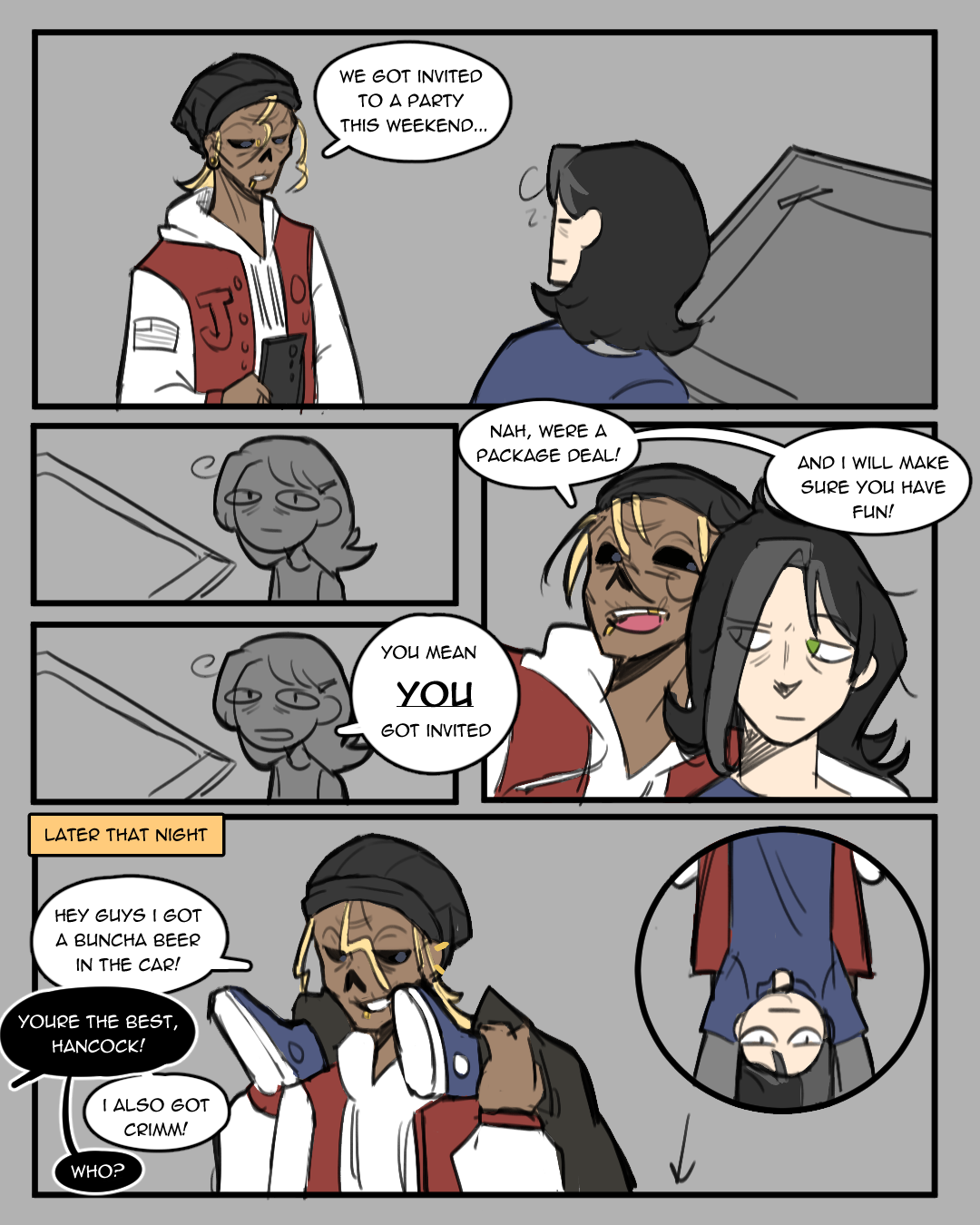 Fortune's Atomic Facade Chapter 2: Drawing Prompts to Combat Artblock : p | Comicdub