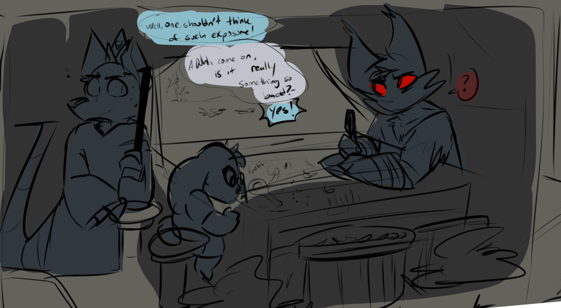After the fight in the tent Third Eye AU 1/? Chapter 1: After the fight in the tent Third Eye AU 1/? | Comicdub